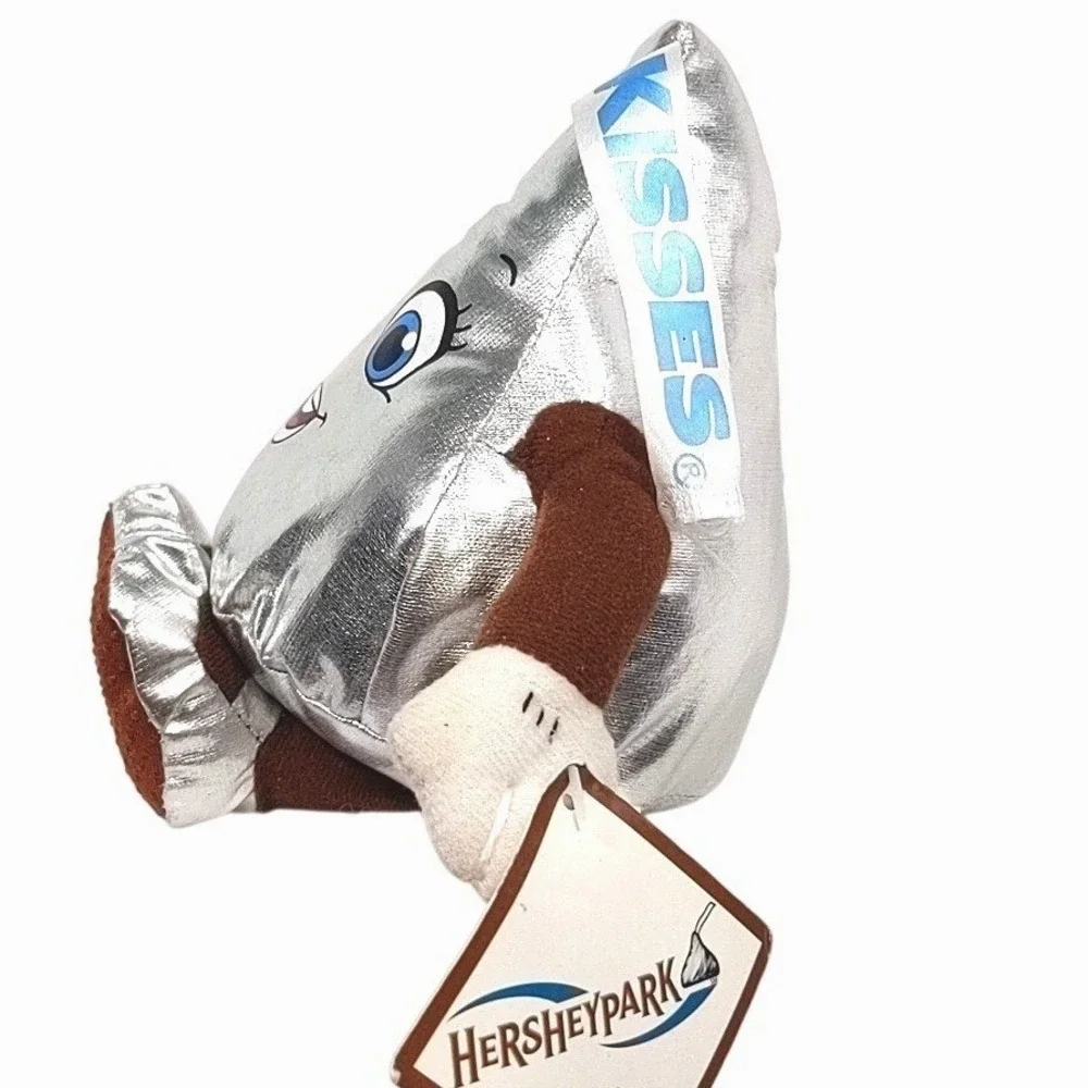 2014 Hershey's Kisses Plush Hersheypark The Petting Zoo Silver Stuffed Toy NWT